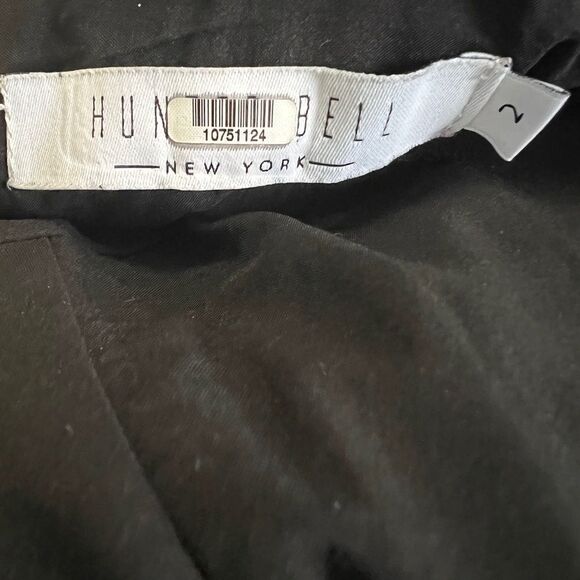 Hunter Bell Fit & Flare Cross Neck Cut Out Geometric Print Dress 2 - Picture 6 of 9